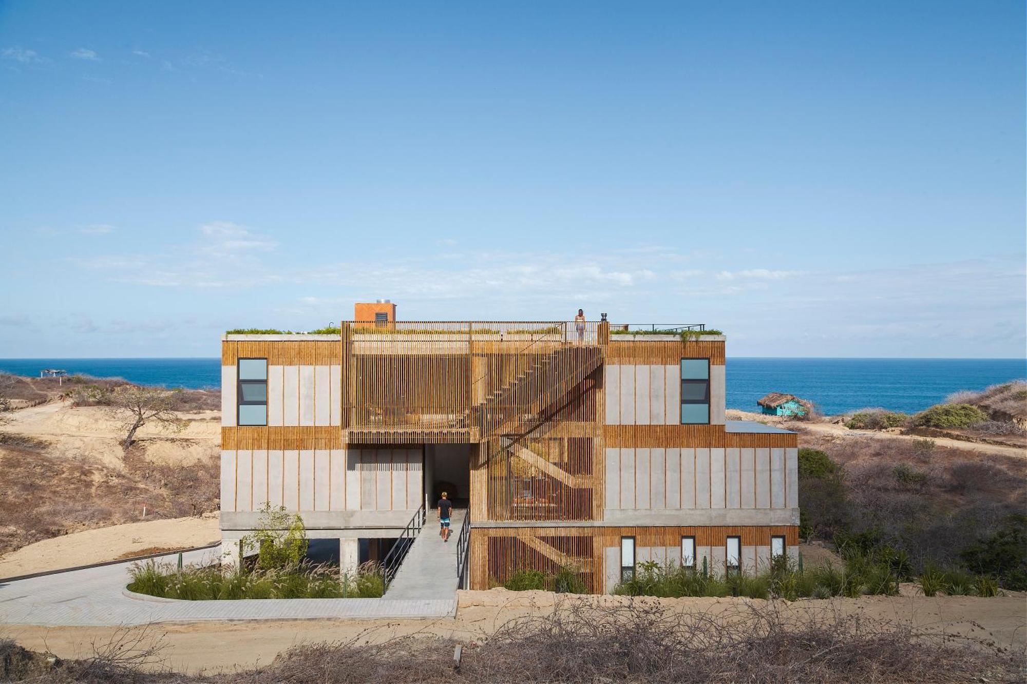 Eolia Sustainable Design Hotel Manta Exterior photo