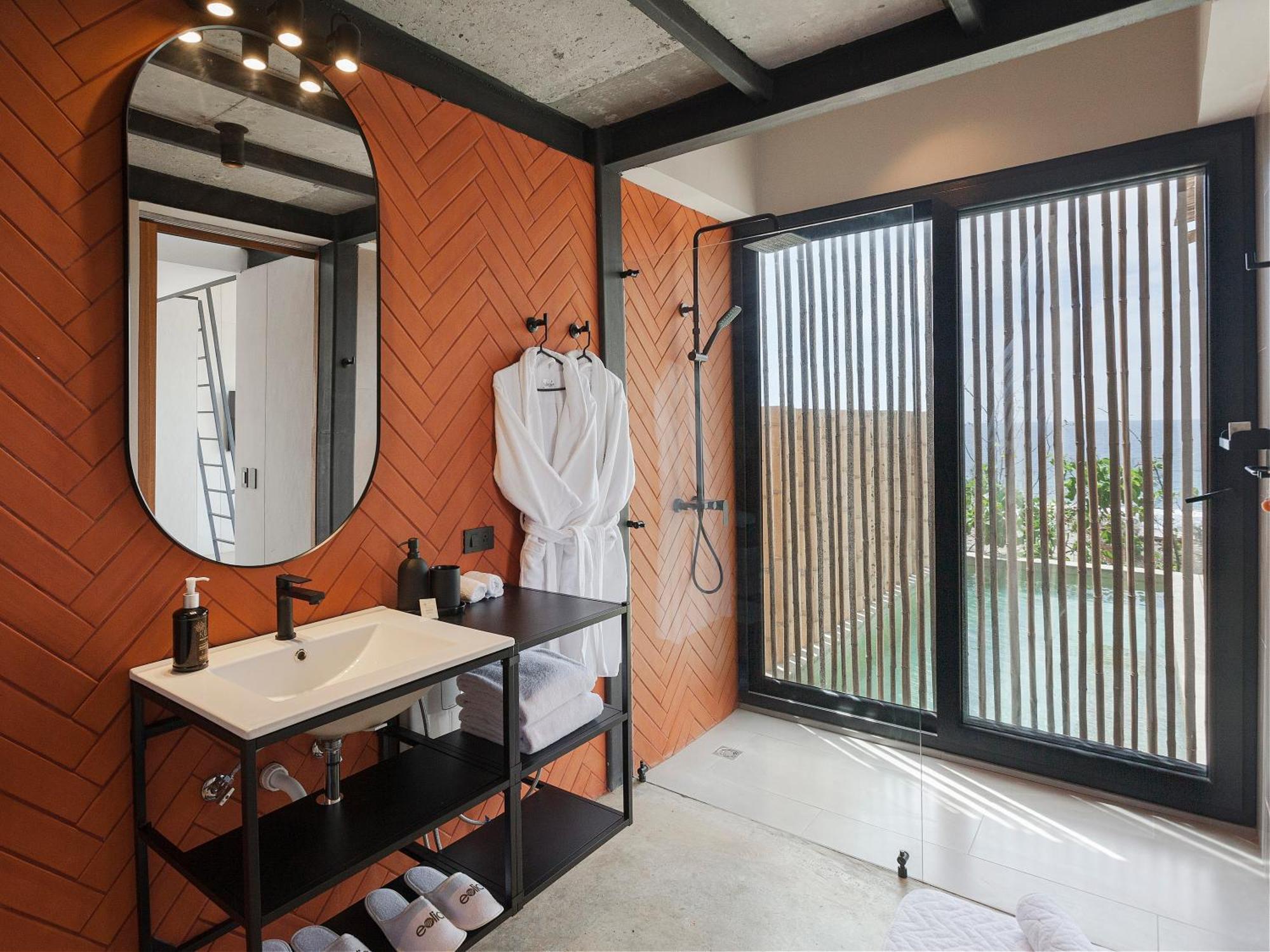 Eolia Sustainable Design Hotel Manta Exterior photo